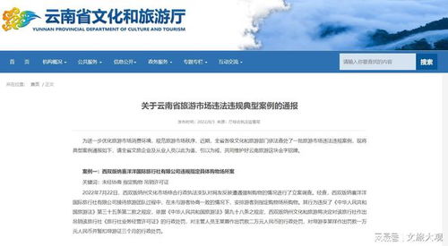 西雙版納旺景旅行社被罰 旅游業(yè)務強制購物再引關注